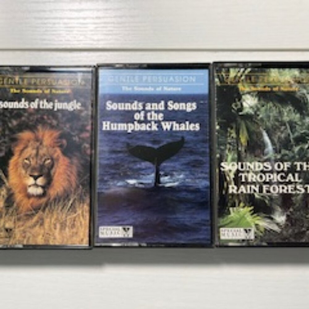 Set of 3 Nature Sounds Cassettes